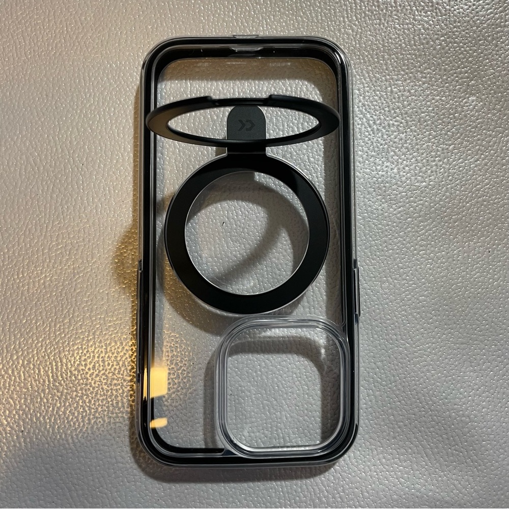 IPhone 12 black Phone Case with Ring Holder